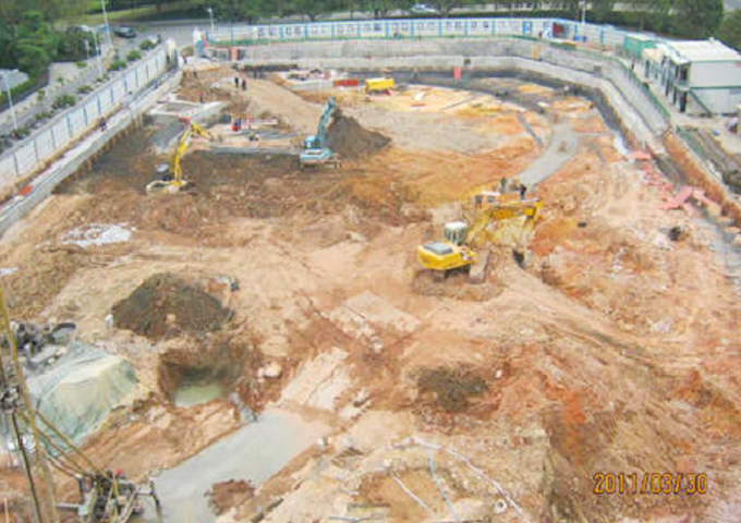 有線信息傳輸大廈基坑支護、土石方和樁基礎工程1